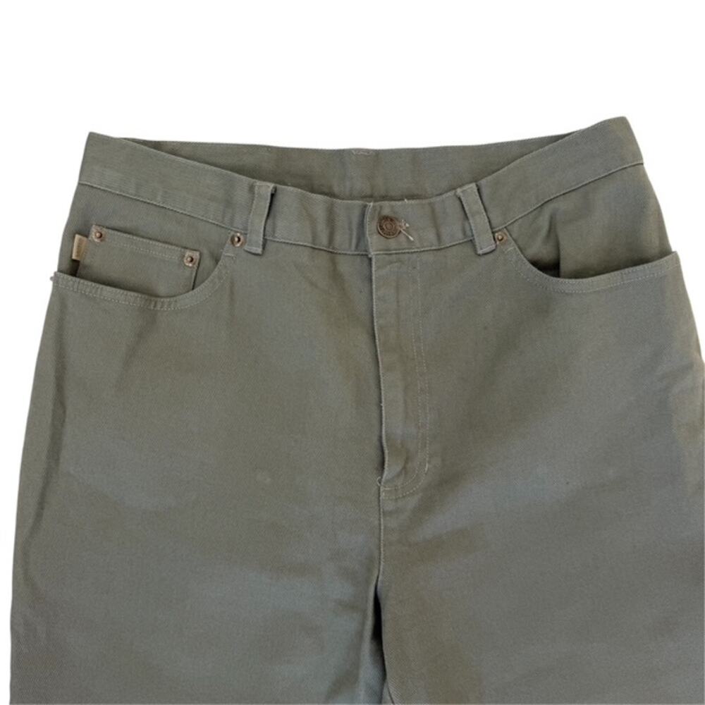 Lauren Jeans Co Ralph Lauren Sage Green Straight Leg Jeans - Size 12 - Picture 4 of 7